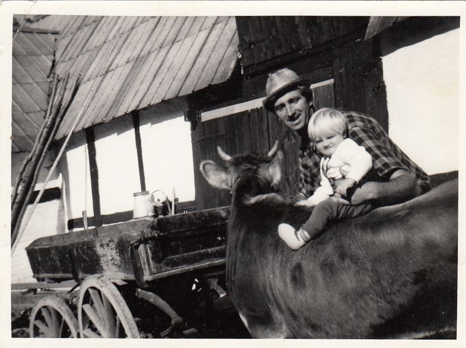 Mig og min far på Kåsegården